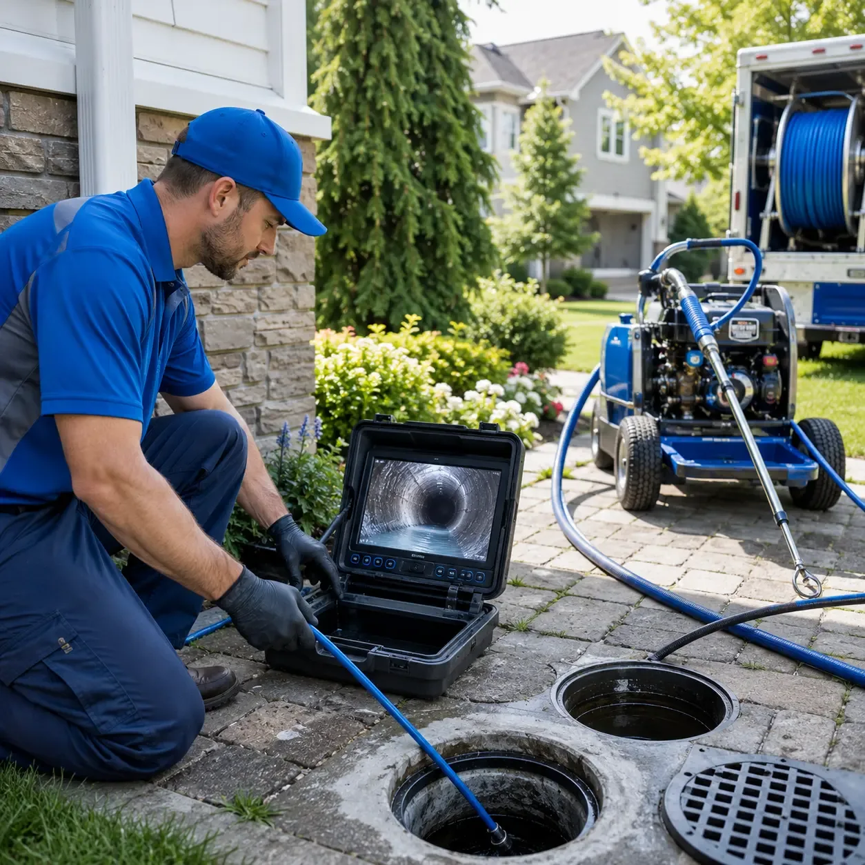 Outdoor drain cleaning professionals serving East Freetown, MA